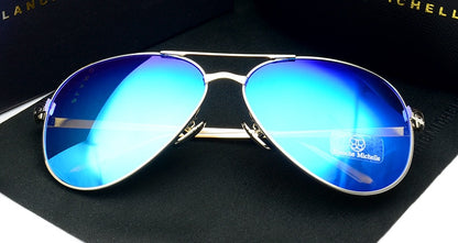 Aviator Sunglasses Polarized UV400 Sunglass Mirrored Lenses (comes with box)