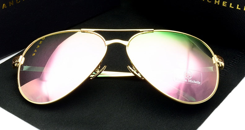 Aviator Sunglasses Polarized UV400 Sunglass Mirrored Lenses (comes with box)