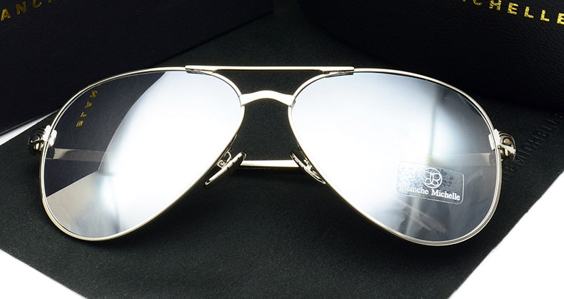 Aviator Sunglasses Polarized UV400 Sunglass Mirrored Lenses (comes with box)