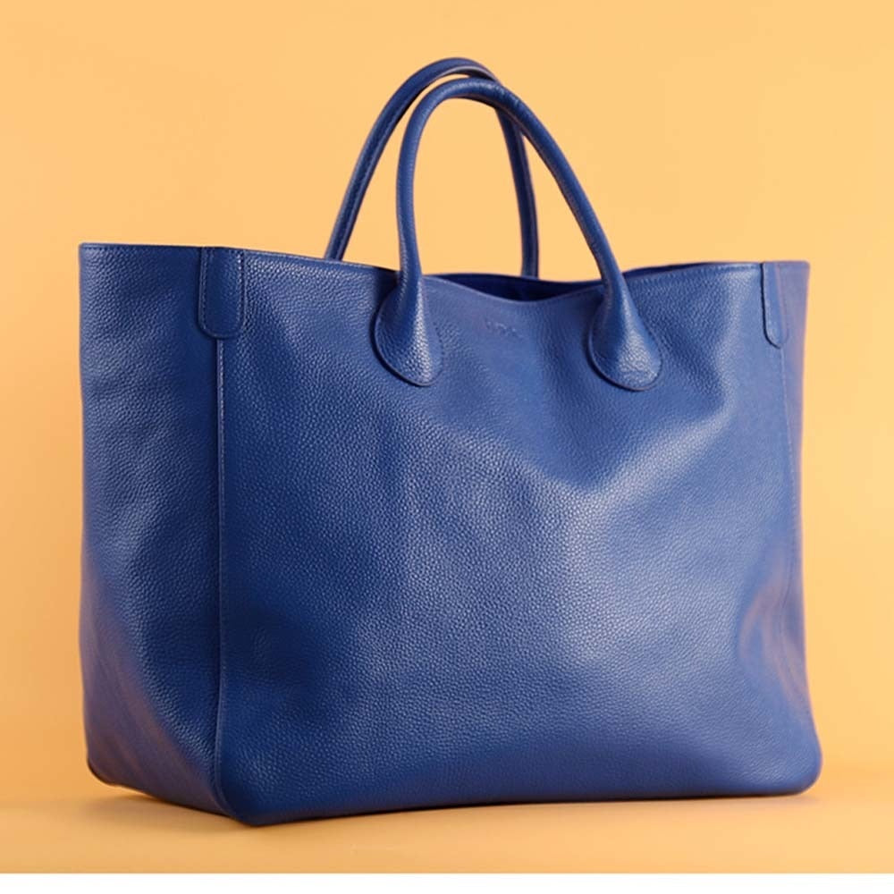 Oversize Tote Bag Made of Genuine Leather