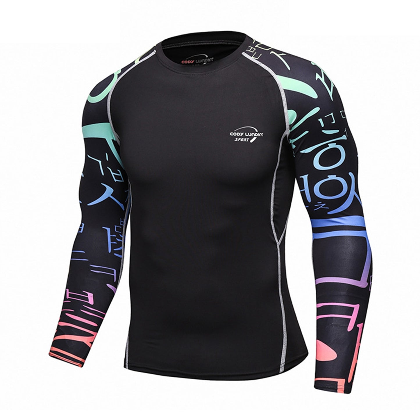 Men's Quick-Dry Long Sleeve Rash Guard Swim Shirt UPF 50+ Sun Protection, Water Sports: Surfing, Snorkeling, Diving, Swimwear