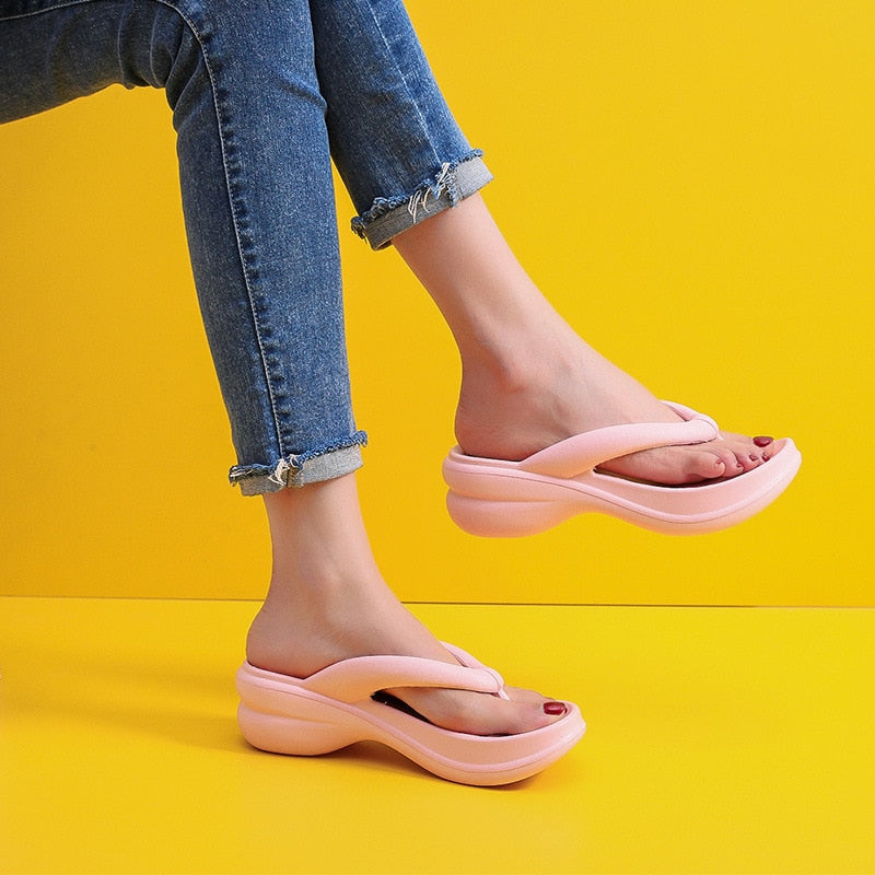 Women's Platform Flip Flops