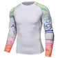 Men's Quick-Dry Long Sleeve Rash Guard Swim Shirt UPF 50+ Sun Protection, Water Sports: Surfing, Snorkeling, Diving, Swimwear