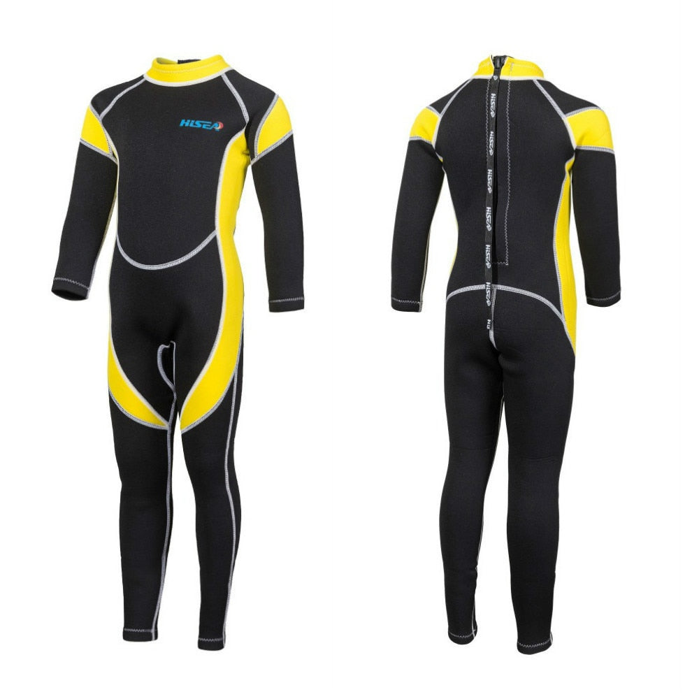 2.5MM Neoprene Wetsuit for Kids, Perfect for Wading, Swimming, Surfing, Snorkeling