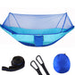 2023 Camping Hammock with Mosquito Net Pop-Up Light Portable Made from Parachute Material