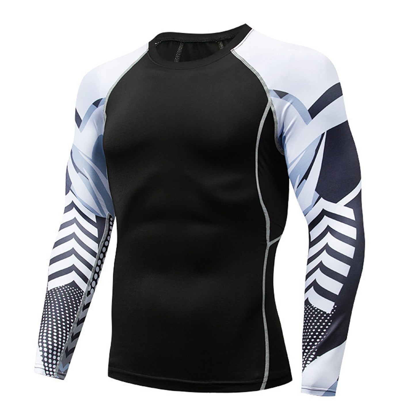 Men's Quick-Dry Long Sleeve Rash Guard Swim Shirt UPF 50+ Sun Protection, Water Sports: Surfing, Snorkeling, Diving, Swimwear