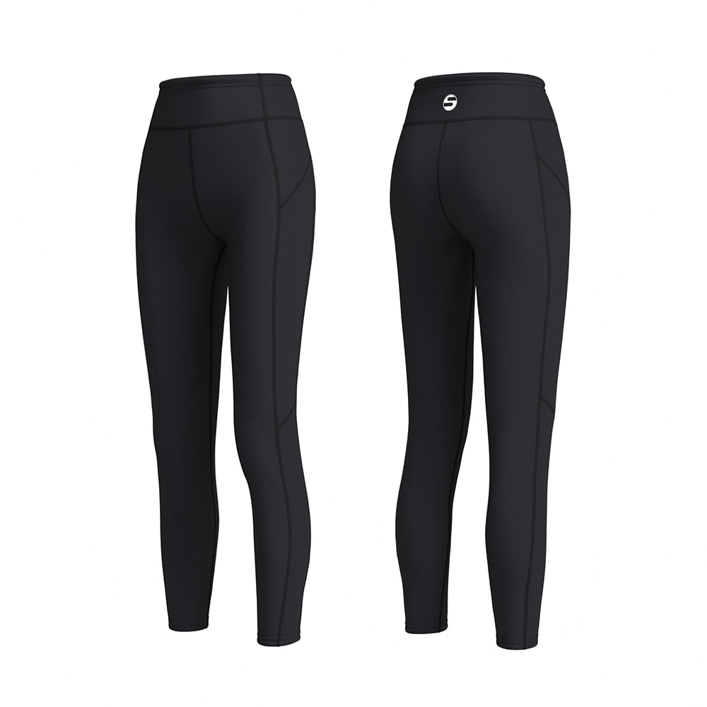 Womens Pro Wetsuit Cold-Proof, 3mm Neoprene, Top and Pants Sold Separately, Perfect for Wading, Swimming, Surfing, Snorkeling