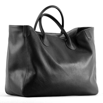 Oversize Tote Bag Made of Genuine Leather