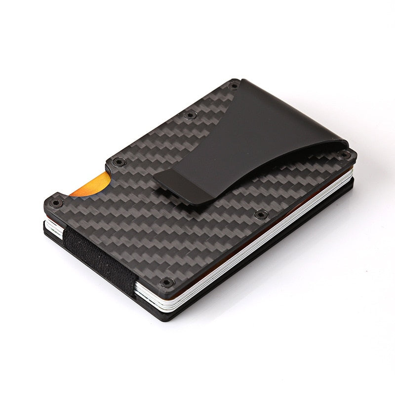 Carbon Fiber Credit Card Holder RFID Blocker