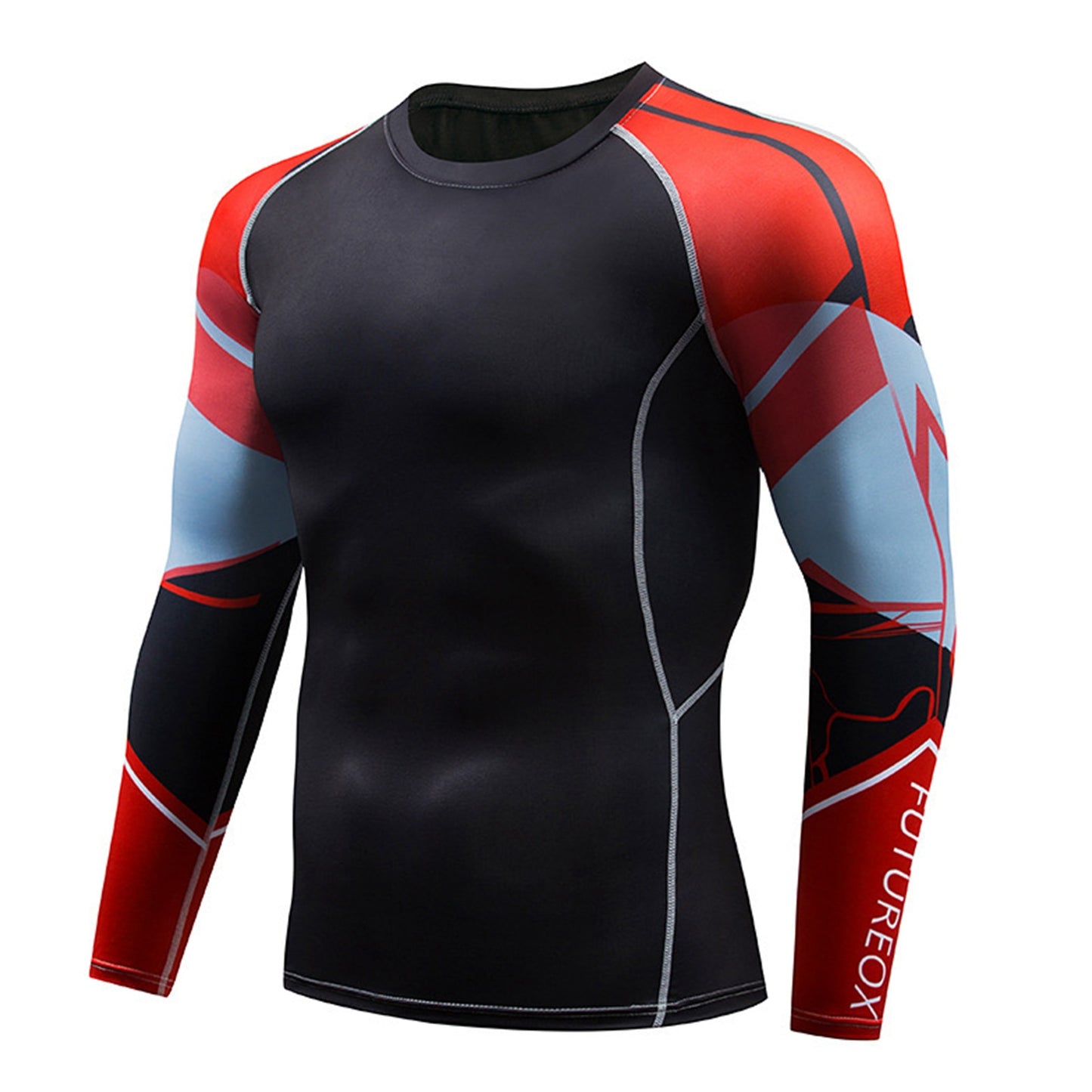 Men's Quick-Dry Long Sleeve Rash Guard Swim Shirt UPF 50+ Sun Protection, Water Sports: Surfing, Snorkeling, Diving, Swimwear