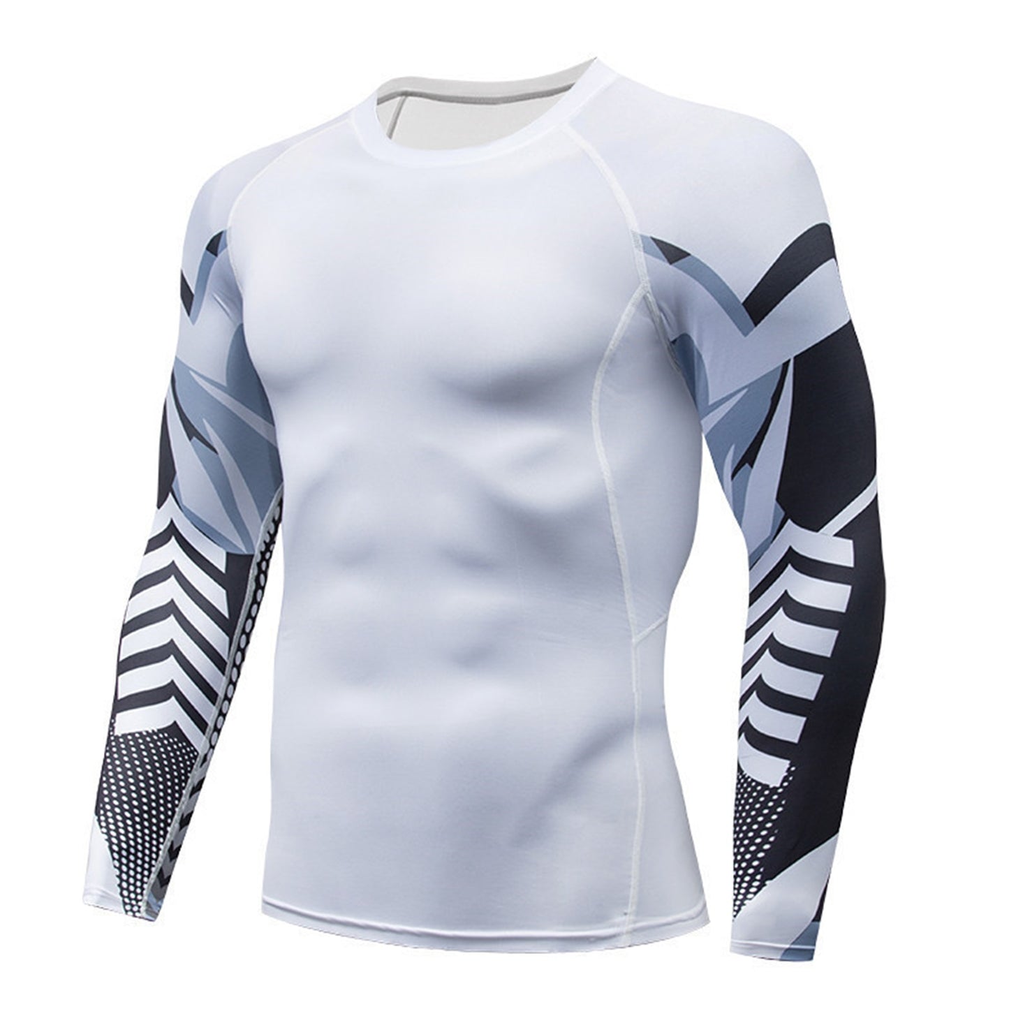 Men's Quick-Dry Long Sleeve Rash Guard Swim Shirt UPF 50+ Sun Protection, Water Sports: Surfing, Snorkeling, Diving, Swimwear