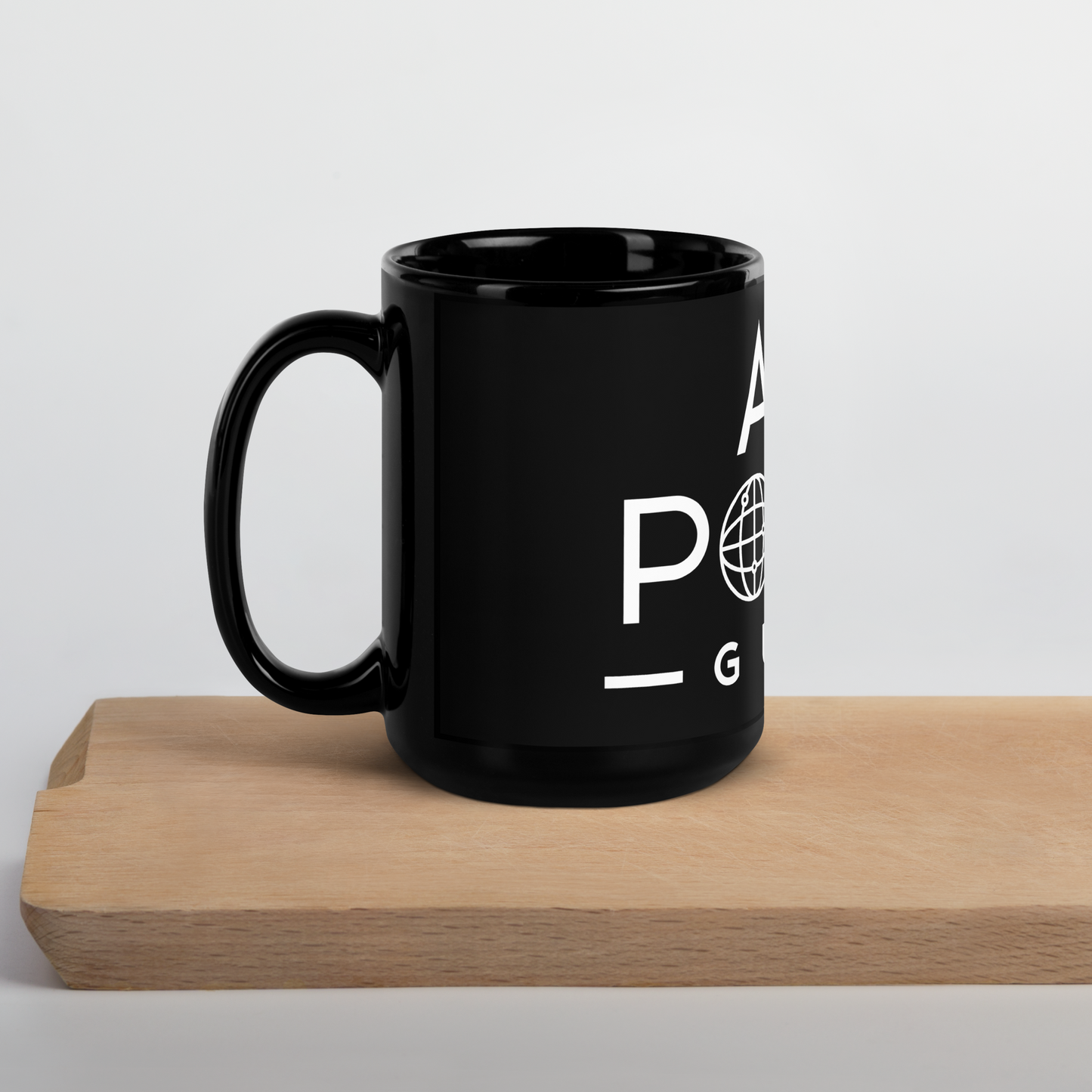 Black Glossy Mug